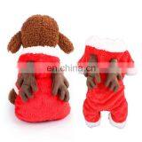 Hot Sale Casual Four-legged Thick Double-layer Elk Pet Dog Cosplay Christmas Costume thumbnail-5