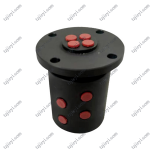 2 Inport 2 Outport G3/4'' Carbon Steel Material High Pressure Hydraulic Water Rotary Union for Machinery Industry thumbnail-2