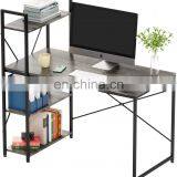 JS Computer Desk With Shelves,Writing Desk With Storage