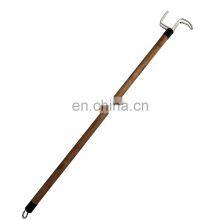 Two-sided Wooden Living Wearing Aid Dressing Stick for Elderly or Disabled People thumbnail-1