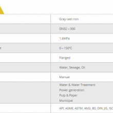 Mstnland CAST IRON FLANGED REGULATING VALVE thumbnail-2