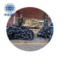 68mm Black Painted Floating Wind Power Platform Studless Link Anchor Chain thumbnail-1
