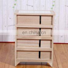 Solid Wood Living Room Cabinet Bedroom Sundries Drawer Storage Cabinet Multi-layer Wooden Storage Cabinet thumbnail-3