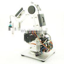 Aluminum Alloy 6061 Silver 3pcs 42 Gear Motors +3-Axis Mechanical Robot Arm 3-DOF Robotic Arm thumbnail-5