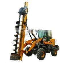 Wheel Mounted Loader Spiral Drilling Machine 3m Depth for Pile Installation thumbnail-1