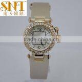 2016 wrist watch rose gold crystal lady watch branded vogue