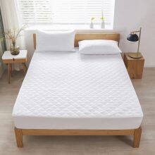Ultrasonic Microfiber Polyester Filling Padding Mattress Bed Protector Pad Cover thumbnail-4