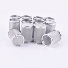 50 100 150 200 300 500 Micron 304 Stainless Steel Woven Wire Mesh Screen Cylinder Filter Tube