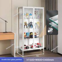 Heavy Duty Retail Showcase for Jewelry Store, Lockable Tempered Glass Cabinet With Adjustable Leveling Feet & Steel Base, KD Structure for Cost Saving thumbnail-1