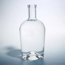 China Manufacturer Factory Price Empty 200ml 500ml 700ml 750ml Water Liquor Vodka Whiskey Selling Empty Glass Bottles thumbnail-1