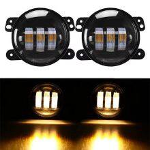 4 Inch 30w Yellow LED Fog Lights Car LED Work Lights LED Fog Lamps Offroad Car Mini LED Driving Lights thumbnail-5