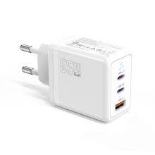 65W USB-C GaN Wall Charger PD Fast Charging Adapter EU US Plug for Laptop Smartphone and Travel thumbnail-1