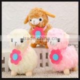 big stuffed plush sheep toy rid on for kids