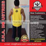 Tank Top Singlet Gym / Unlimited Custom Singlet With Muscle Back / Cheap Fitness Gym Tank Top Shirts by FHA INDUSTRIES PAKISTAN thumbnail-2