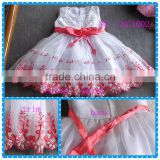 Children's fashion dress,popular sleeveless skirts for girl, wholesale lacy children long pettiskirts