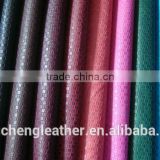 2014hotsale weave emboss PU leather