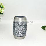 Golden Brown Painting With Shining Glass Polyresin Bathroom Accessories Set thumbnail-3