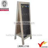 Antique Shabby Rusty Wood Adjustable Chalk A-board thumbnail-1