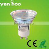 3.7W Clear Glass SMD 2835 Gu10 Halogen Lamp