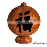 Globe Fire Pit/Fire Globe/Metal Sphere Fire Pit Ball/Outdoor Fire Pit/Garden Treasures Fire Pit thumbnail-3