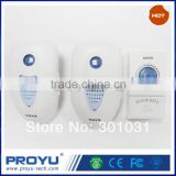 Long distance 315MHz/433MHz two receivers wireless doorbell for apartments