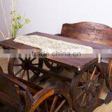 PLUS Fancy Reusable 100% Polyester Jacquard Table Runner for Round Table/square Table thumbnail-1