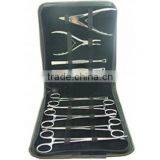 Stainless Steel Sterilized Tattoo Body Piercing Tools Kit 10 Pcs Body Jewlery Piercing Set