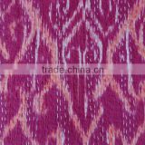 Ikat Kantha Quilt, Printed Cotton Designer Bedspread