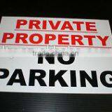 All Sizes Plastic Holed Private Property Sign (M-CS072)