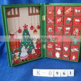 Wooden Christmas Calendar Box thumbnail-1