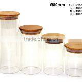 Good Sales Fancy Glass Jars ad Lids With Bamboo or Wood thumbnail-5