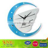 Plexiglass clock,clear acrylic wall clock