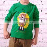 New designer brand Cartoon printing boys T shirt long sleeve shirts children for winter