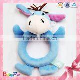 Customized Cute Pink Color Pig Design Baby Bed Bell Baby Rattle thumbnail-2