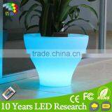 PE Material Illuminated Led Planters /light up Flower Pot/plastic Led Flower Pot thumbnail-1