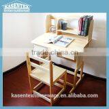 Wooden Children Study Desk Adjustable Desk Set thumbnail-3