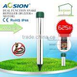 Top Rated Waterproof Battery Powered Sonic Electronic Vibration Garden Snake Repellent