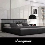 Modern leather bed F003