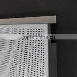 With Fireproof Acoustic Insulation Perforated Metal Ceiling Panel Aluminum E Shaped Hook on Ceiling thumbnail-4