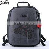 Simple Design Black Color Two Large Compartments School Bag