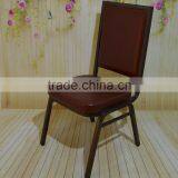 2016 Good Quality Metal Leather Restaurant Dinning Chair for Hotel thumbnail-5