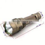 1173 New XM-L T6 LED Aluminum High Power Long Range 18650 Li-ion Battery Hunting Torch Light thumbnail-6
