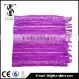 Popular New Design Purple Color Ladder Yarn Knitted Scarf thumbnail-4