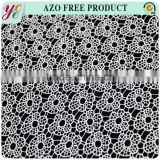 Latest style chemical indian lace embroidery fabric
