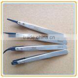 Sliver Stainless Steel ESD Tweezer With Removable Tweezer Head thumbnail-3