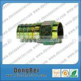 Waterproof Maler Crimp Connector Rg6 F