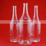 Cheap High Quality Big Wine Glass Bottles Handle Water Bottles 1000ml Super Flint Bottle