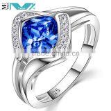 Sterling Silver White Cubic Zirconia Love Promise CZ Ring Engagement Wedding Eternity Bands thumbnail-1