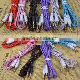 Hot Sale Aux Cable Cord 3.5mm Male MM Stereo Audio Auxiliary Adapter