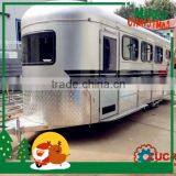 Deluxe Camping Horse Trailer for 3 Horse With Front Sofa/bed thumbnail-2